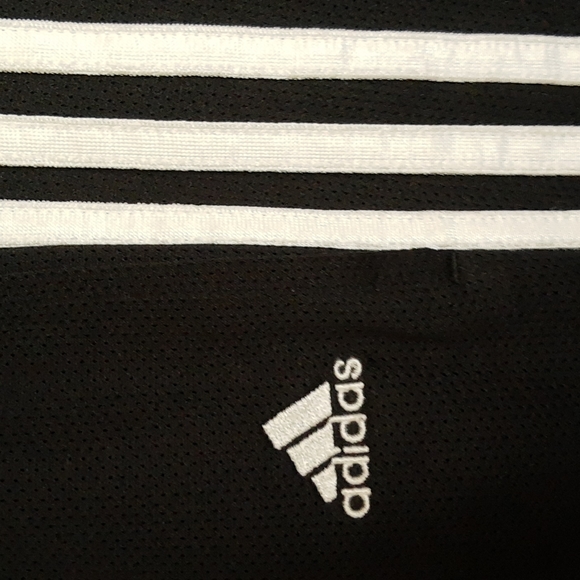 Adidas Ladies Black & White 2 Pocket Drawstring Exercise Capris, Size Small - Picture 7 of 13